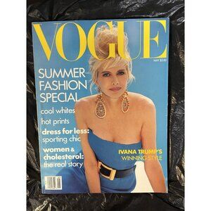 Vtg Vogue Magazine May 1990 Ivana Trump Winning Style Summer Fashion Special